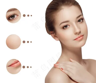 美女美容肌肤摄影高清图片