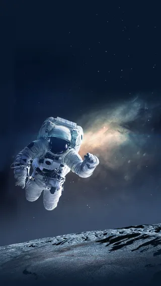 人类月球日探秘宇宙手机海报