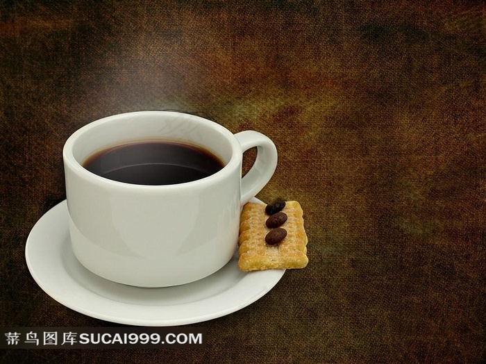 高清香浓咖啡饼干素材图片下载