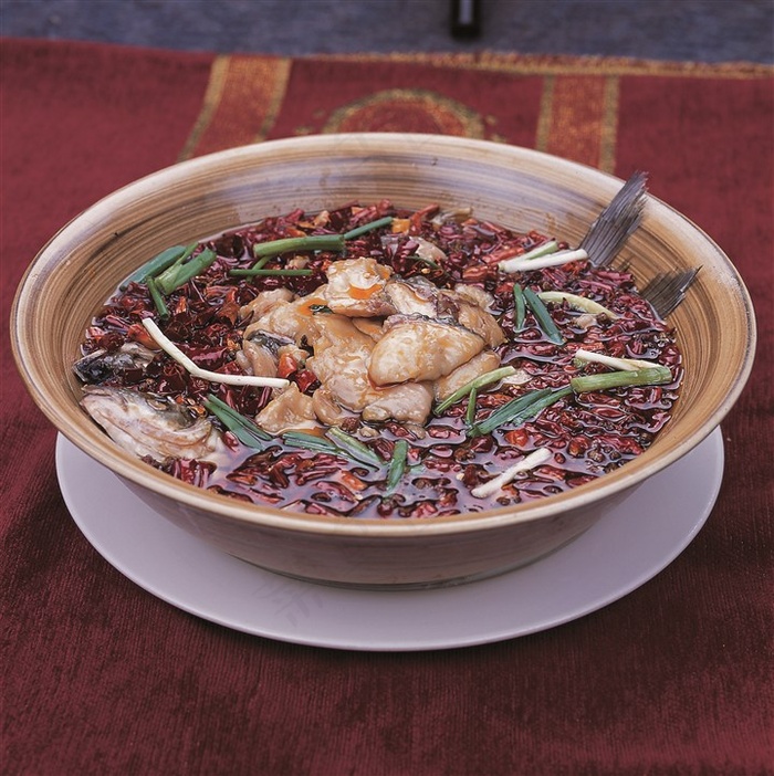 飘香水煮鱼美食素材图片