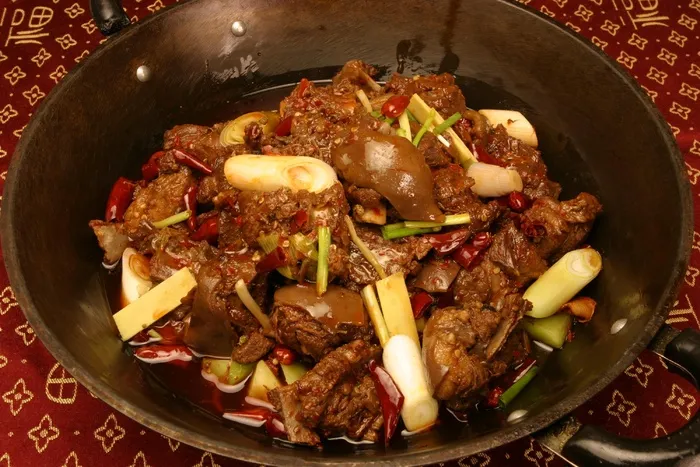 干锅美食焖锅湘菜麻辣香辣纸锅干锅狗肉