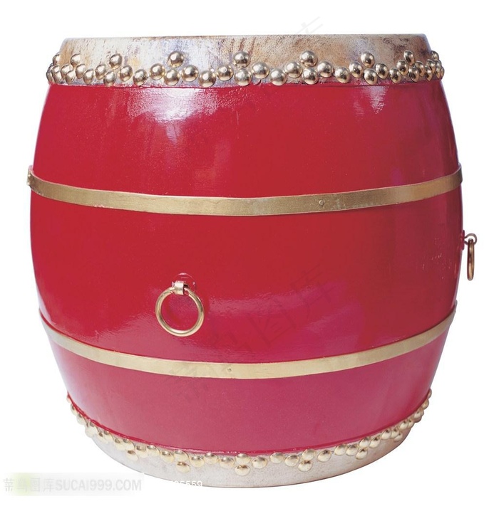 红色的鼓素材图片