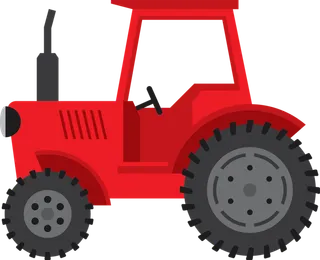 现代农业拖拉机