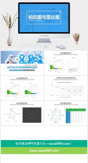 柏拉图与雷达图与雷达图图表预览图