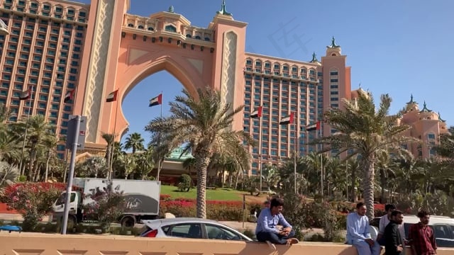 街道, 棕榈亚特兰蒂斯, 迪拜, 棕榈