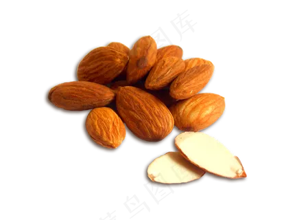 免抠干果坚果杏仁免抠