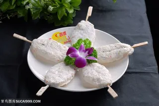 海鲜饼的美食图片