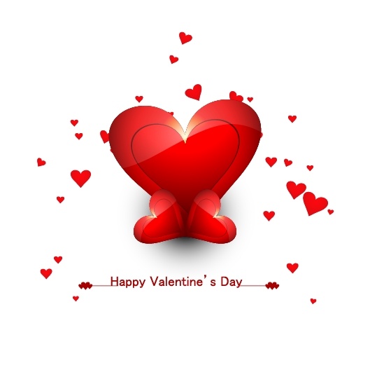 2.14情人节红心玫瑰背景