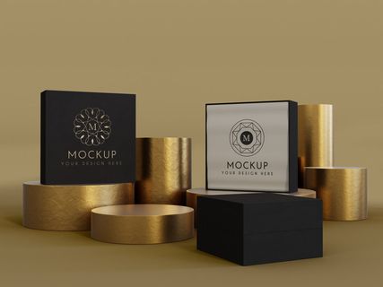 设计盒子样品psd素材