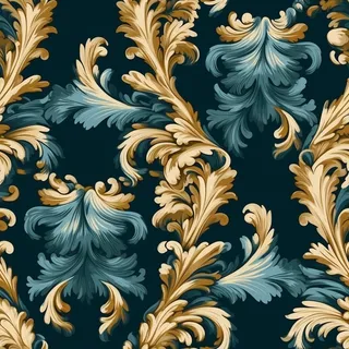 欧式纹理，巴洛克风格，无缝贴图，素材