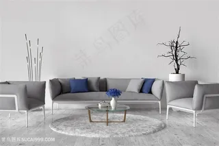 淡雅风格软装效果图片