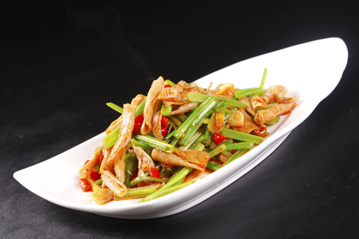 小炒鹅肠 (1)