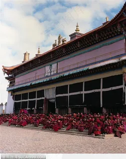 西藏风情-寺院喇嘛