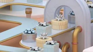 圣诞节3D立体工厂