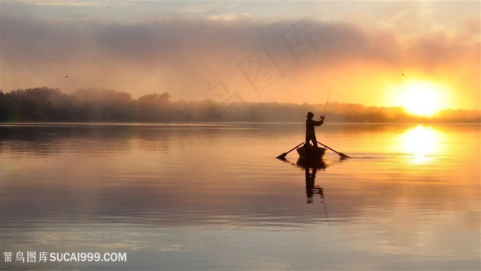 唯美黄昏自然美景高清图片
