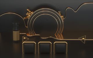 C4D电商场景模型渲染背景