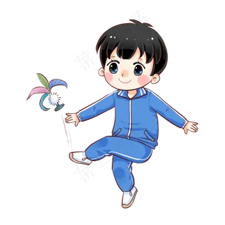 儿童节小孩玩耍