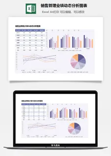 销售管理业绩动态分析图表 销售管理业绩动态分析图表