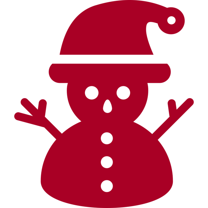彩色雪人图标