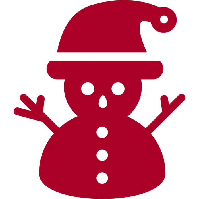 彩色雪人图标