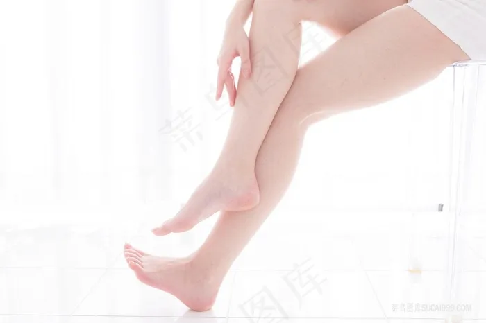 腿部脱毛美女美容