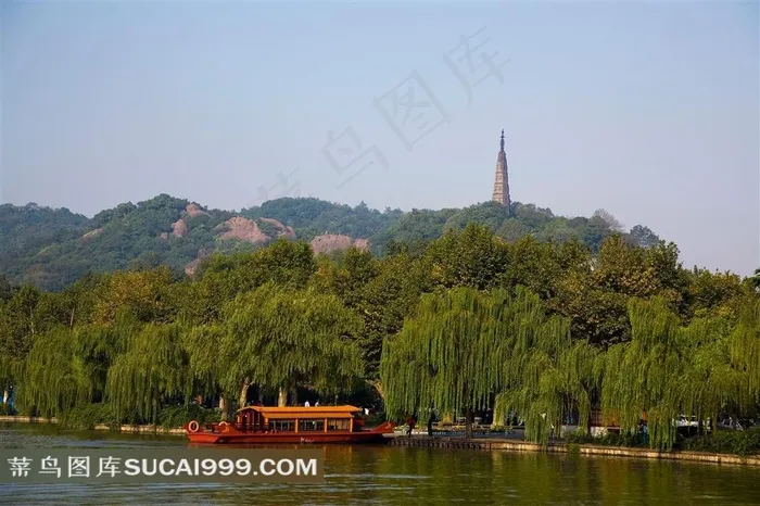 漂亮的西湖风光摄影素材