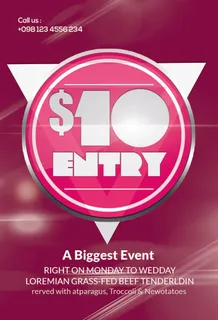 科技感多边形海报模板