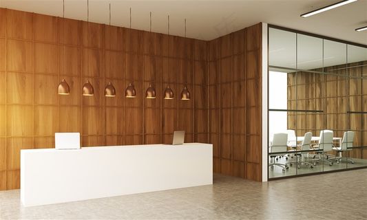 时尚简约办公室装修高清素材图