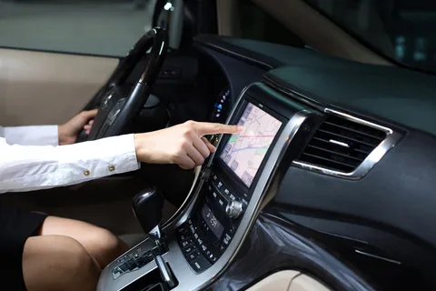 汽车导航中控汽车内饰