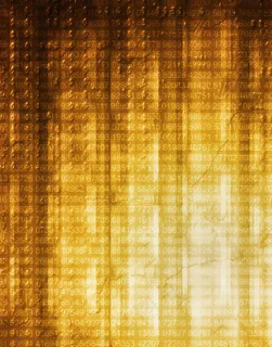 黄色信息数码高科技创意背景 黄色信息数码高科技创意背景