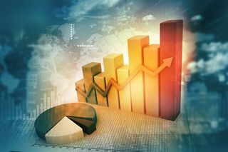 商务数据走势图高清图片素材