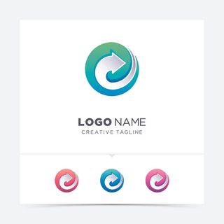 图标识标志公司字母企业商标品牌LOGO设计素材矢量模板