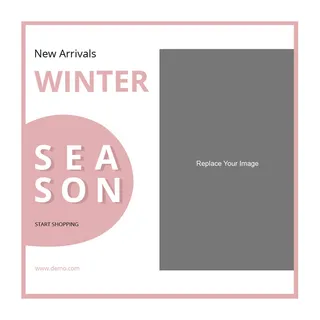 广告销售粉色横幅素材