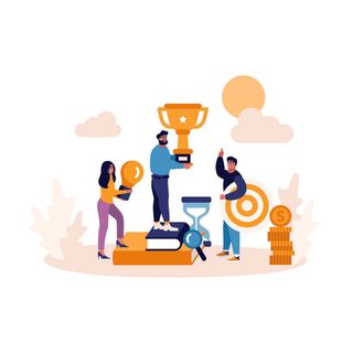 扁平化人物场景办公互联网等距ai矢量设计网页海报UI素材插画