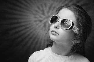 清新唯美可爱的女孩摄影图片