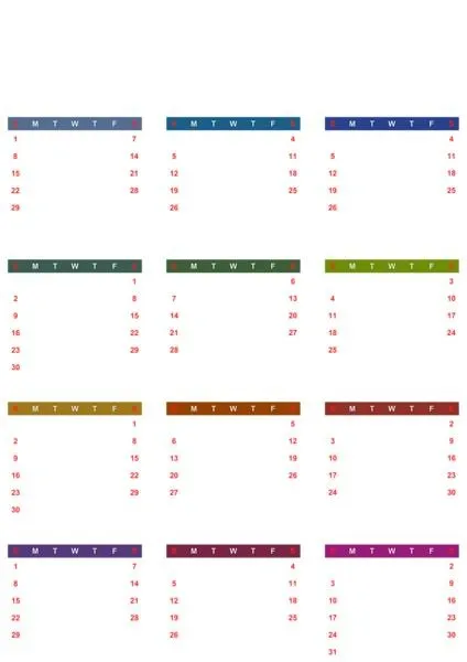 2023 年日历 PNG免抠(424x600)