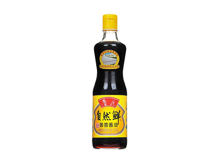 鲁花自然鲜酱香酱油超市商品白底图免抠实物摄影png格式图片透明底