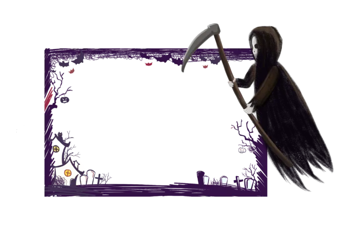 万圣节边框素材免扣