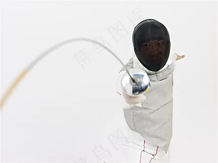 击剑运动的人物高清图