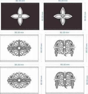 男装牛仔裤皮牌设计CDR矢量图图片