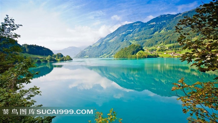 湖泊风光风景图片