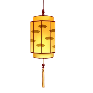 卡通手绘灯笼中秋节元宵节花灯新年海报元素PNG免扣PS素材