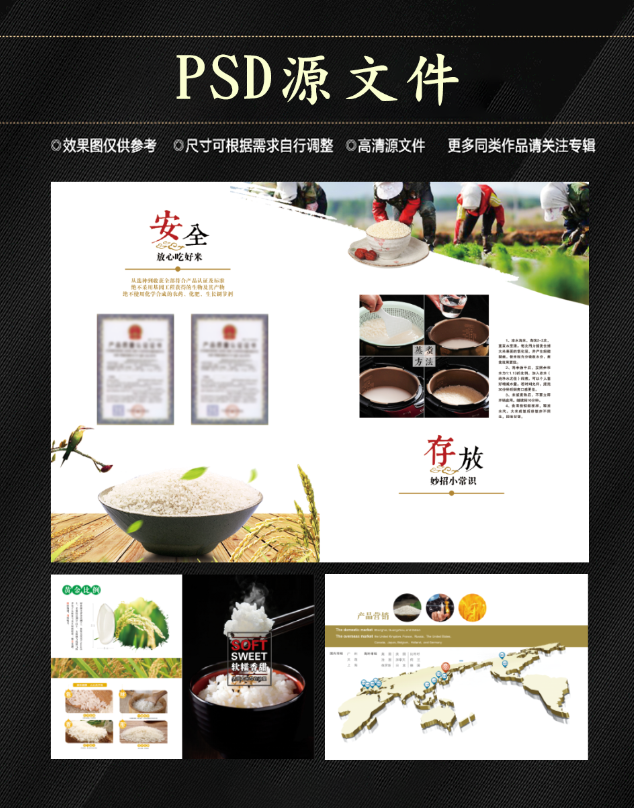 高端大气企业画册psd模板