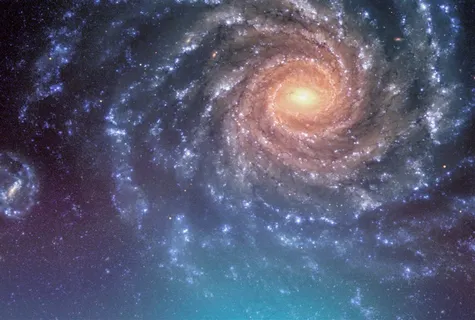 唯美星空背景高清图片