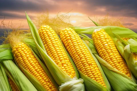 多根玉米摄影图