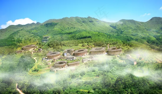 客家土楼围龙屋图片 客家土楼围龙屋图片