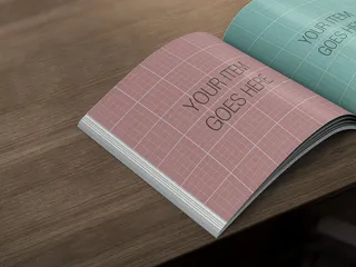 简约画册样机展示效果