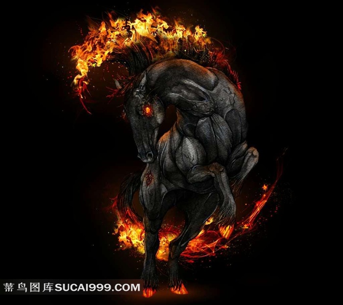 来自地狱的火焰骏马
