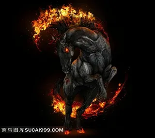 来自地狱的火焰骏马