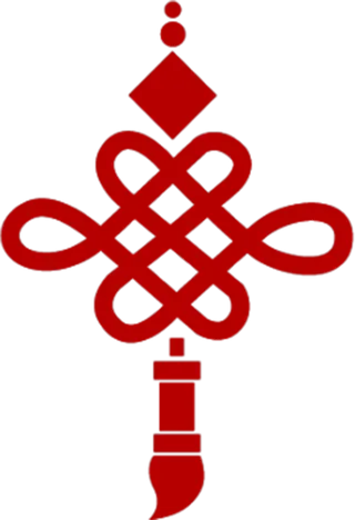 红色中国结简笔素材